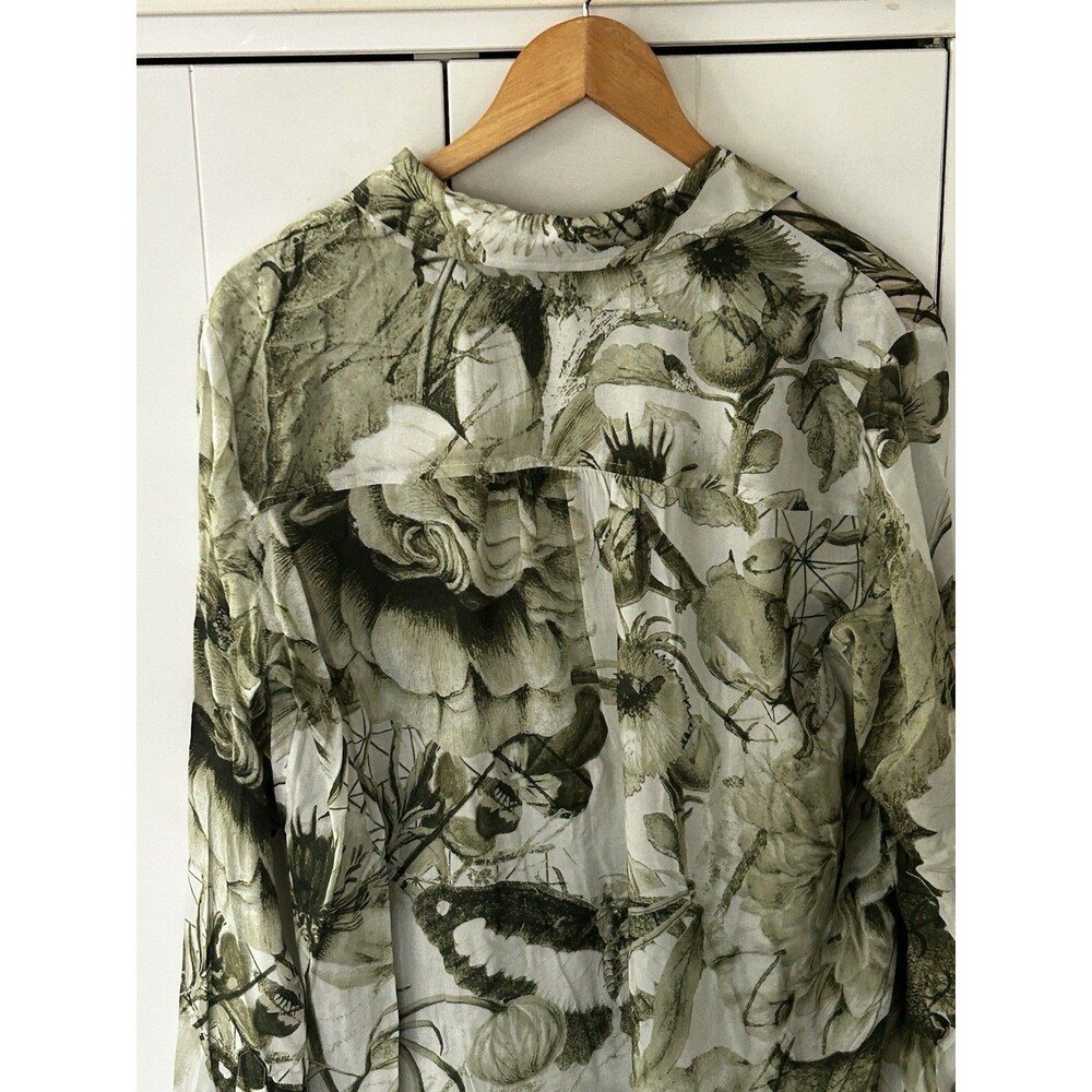 Anthropologie Pilcro The Romy Relaxed Buttondown Shirt Manel Villalonga Small - Picture 9 of 10